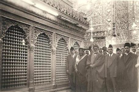 عبد الله جابر الصباح امير الكويت يزور الحرم العلوي المطهر