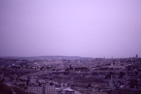 صورة لبيت المقدس وقبة الصخرة المشرفة