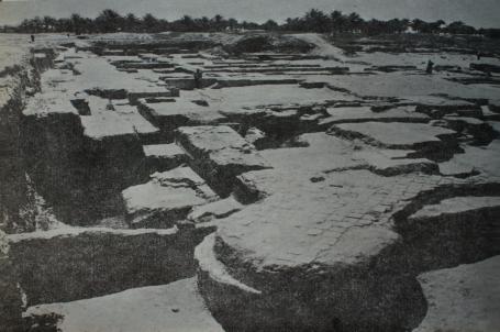 منظر عام لبرج الزاوية الشمالية الغربية لسور دار الامارة الداخلي بعد الحفائر